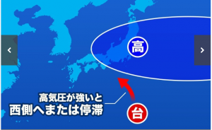 台風進路1